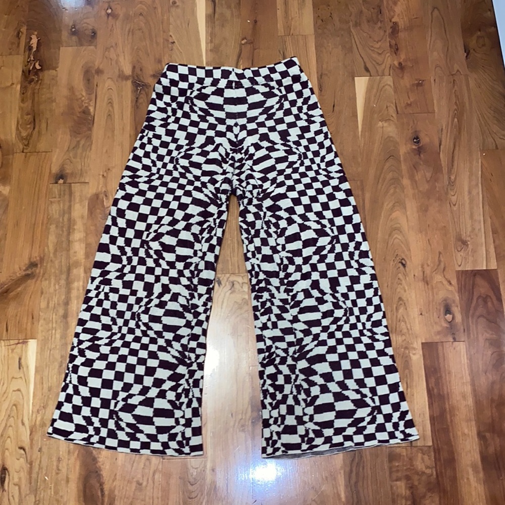 Brown & White Psychedelic Pants